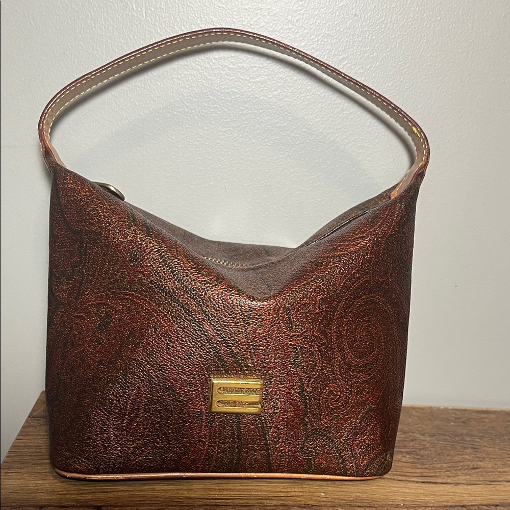 Etro Multicolor Paisley Mini Hobo Bag